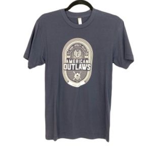 American Apparel American Outlaws T-Shirt Blue